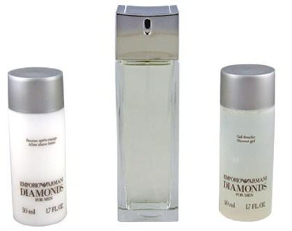 Armani Diamonds Men Pack Eau de toilette + shower gel + aftershave