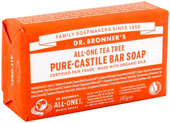 Dr. Bronner's J&aacute;bon en Pastilla 140 gr