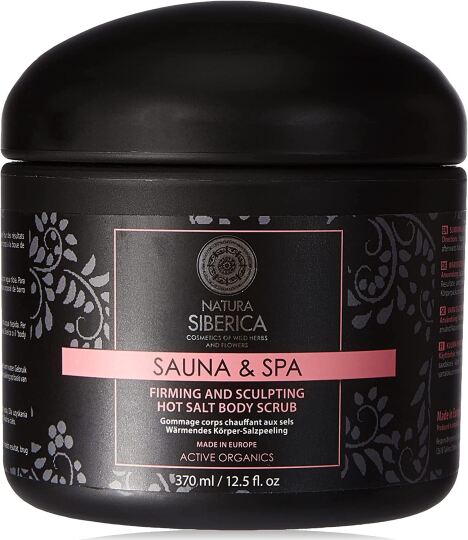 Natura Siberica Cellulite Hot Salt Body Scrub Krous 370 ml.