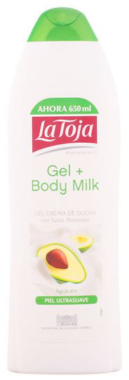 Shower Gel + Body Milk 650 Ml Sensitive Skin Aguacate