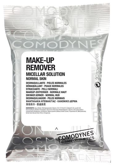 Comodynes Make-Up Remover Normal Skin 20 Towelettes