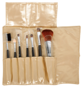 Tika Gold Makeup Case Set 7 Brushes