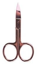 Pink Bronze Curved Manicure Scissors 9.3 cm