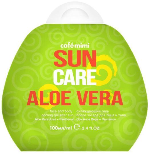 Refreshing Face and Body Aftersun Gel with Aloe Vera 100 ml