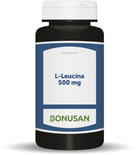 Bonusan L-Leucine 500 Mg 60 Vegetarian Capsules