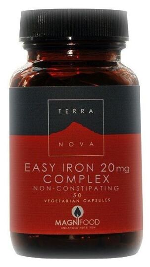 Bisglycinate Iron 20 mg complex vegetable capsules