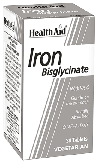Iron Bisglycinate With Vitamin C 30 Tablets Iron Bisglycinate With Vitamin C 30 Tablets