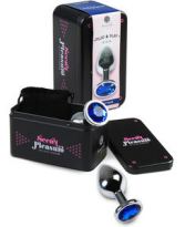 Medium Metal Anal Plug + Bag