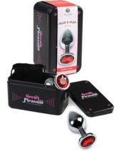 Medium Metal Anal Plug + Bag