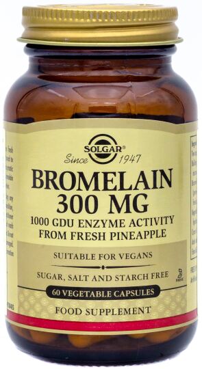 Bromelina 300 mg 60 Cápsulas Bromelina 300 mg 60 Cápsulas