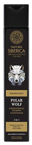 Natura Siberica Polar Wolf 2-in-1 Strengthening Conditioning Shampoo 250 ml